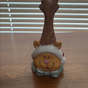 Festive Cat in a Santa Hat Bell